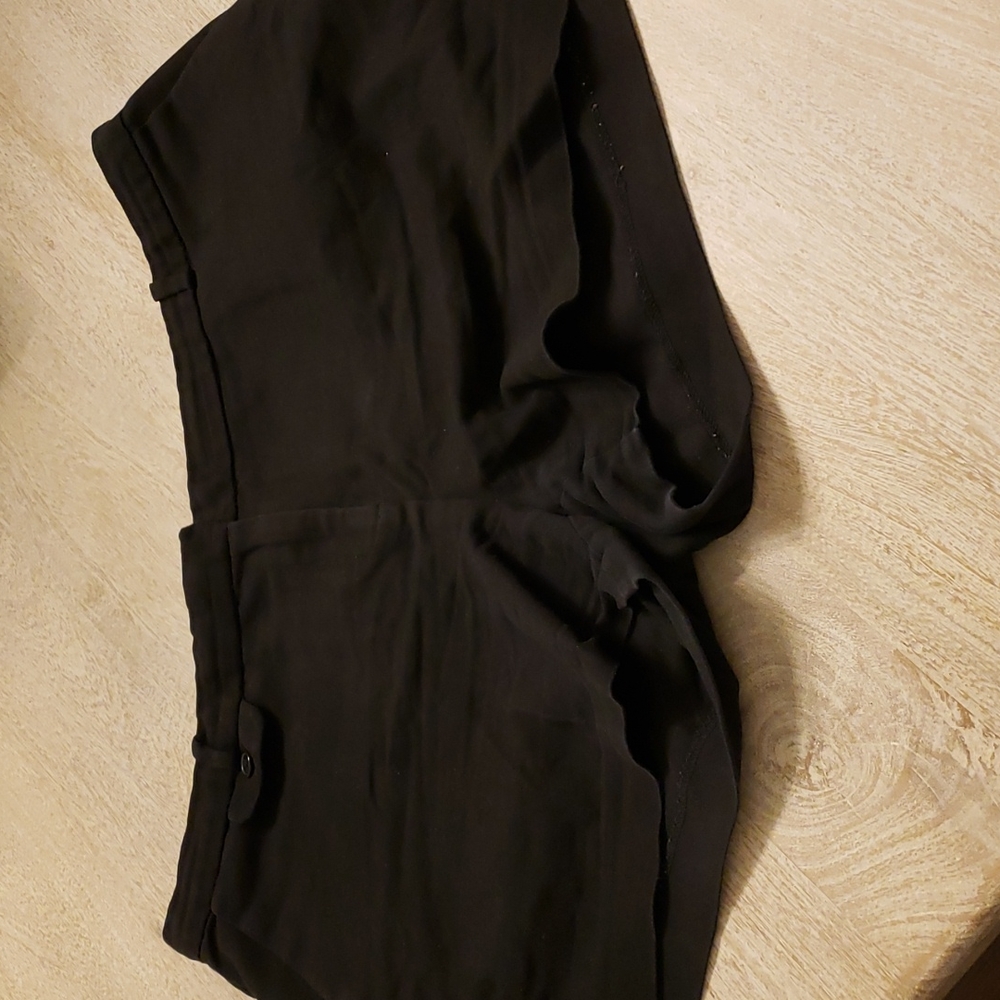 black dress shorts